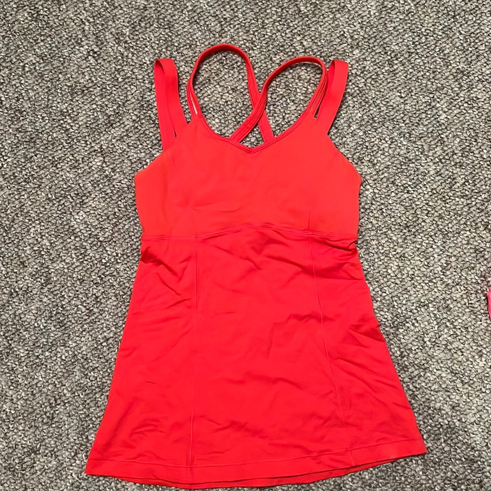 Burn Orange size 6 Lululemon Top
